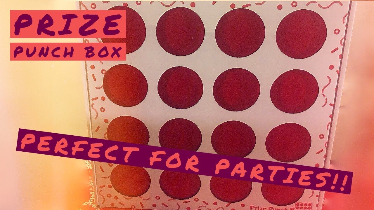 [NEW] Prize Punch Box: An Awesome Game For Parties!! So Fun!! - YouTube