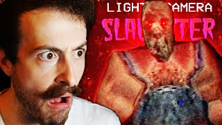 SCARIEST RETRO HORROR GAME EVER?! | Lights Camera Slaughter - Prologue