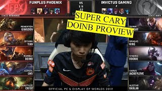 FPX Doinb Rumble destroys Rookie - Super Carry [Proview Worlds 2019] FPX vs IG Game 1