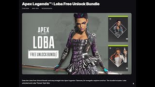 HOW TO unlock .... Apex Legends: Loba Free Unlock Bundle