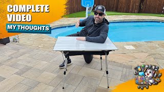 OuterSpa Portable Camping Table Review: Perfect for the Outdoors!