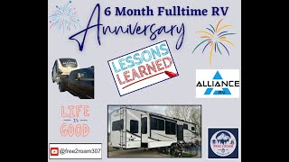 Free2Roam307 // First 6 Months Full Time RV Life // Lessons Learned //