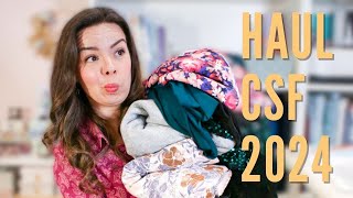 Haul CSF 2024 - Mes achats couture et DIY