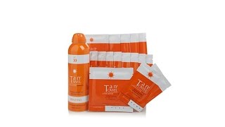 TanTowel 17pc Sunless Tanning Kit with Bronzing Mist