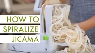 How to Spiralize Jicama