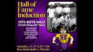 1973 Hobart High School (IN) Boys Golf Team inducted into the Hall of Fame