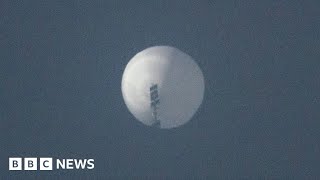 US tracking suspected 'Chinese spy balloon' - BBC News