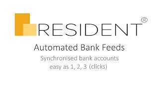 Resident Bank Feeds - Easy as 1, 2, 3...