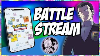 🔴 Live: Pokemon TCG Pocket Battles & Viewer Challenges