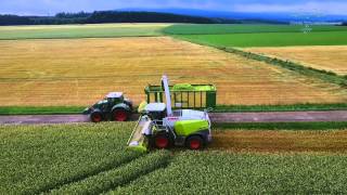 GPS Ernte bei Bastian 2015 (Ganzpflanzensilage)