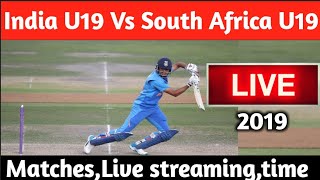 India U19 vs South Africa U19 Live streaming details, Tv channels | INDIA U19 Vs SA U19 LIVE |