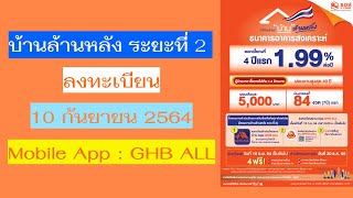 📣 มาแล้ว… บ้านล้านหลัง ระยะ 2 เปิดลงทะเบียน 10 ก.ย.64