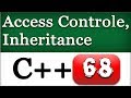 C++ Access Control and Inheritance | Object Oriented Programming Video Tutorial