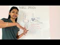 ankle sprain explained mechanism of injury types orthopaedic