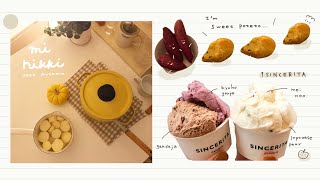 #024《手書きVlog》一人暮らしのおいしい秋／阿佐ヶ谷カフェ巡り／ねずみのスイートポテト／自炊