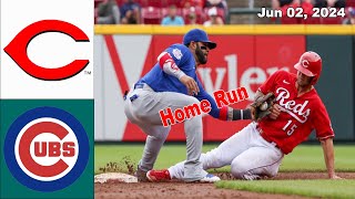 Reds vs Cubs [Innings 7-9] Jun 02, 2024 Game Highlights | MLB Highlights | 2024 MLB Season