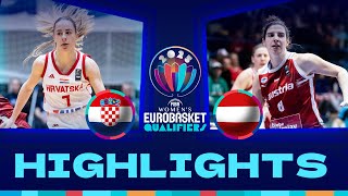 Croatia v Austria | Full Game Highlights | FIBA #EuroBasketWomen 2025 Qualifiers