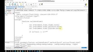 Class 12 JavaScript Validation for | | Name, Password, Pin code