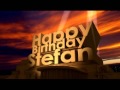 Happy Birthday Stefan