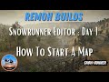 Snowrunner Editor - Day 1 - How To Start A New Map