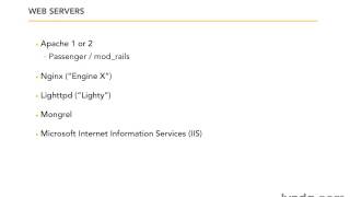 Web server Ruby On Rail 4