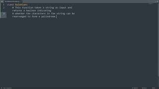 Leetcode 266. Palindrome Permutation in Python | Python Leetcode | Python Coding Tutorial | ASMR