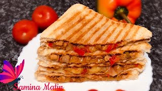 চিকেন চিজ স্যান্ডউইচ ॥ Chicken Cheese Sandwich ॥ Chicken Sandwich ॥ Bangla Snacks Recipe ॥ Sandwich