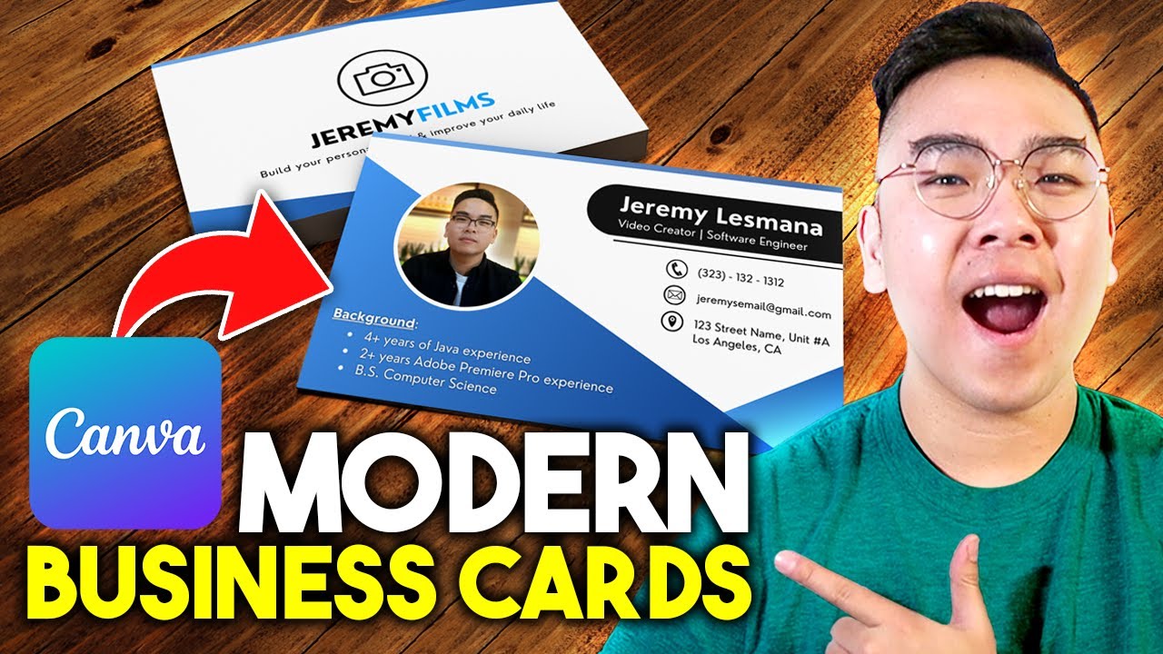 How To Design A Professional Business Card In Canva Full Tutorial