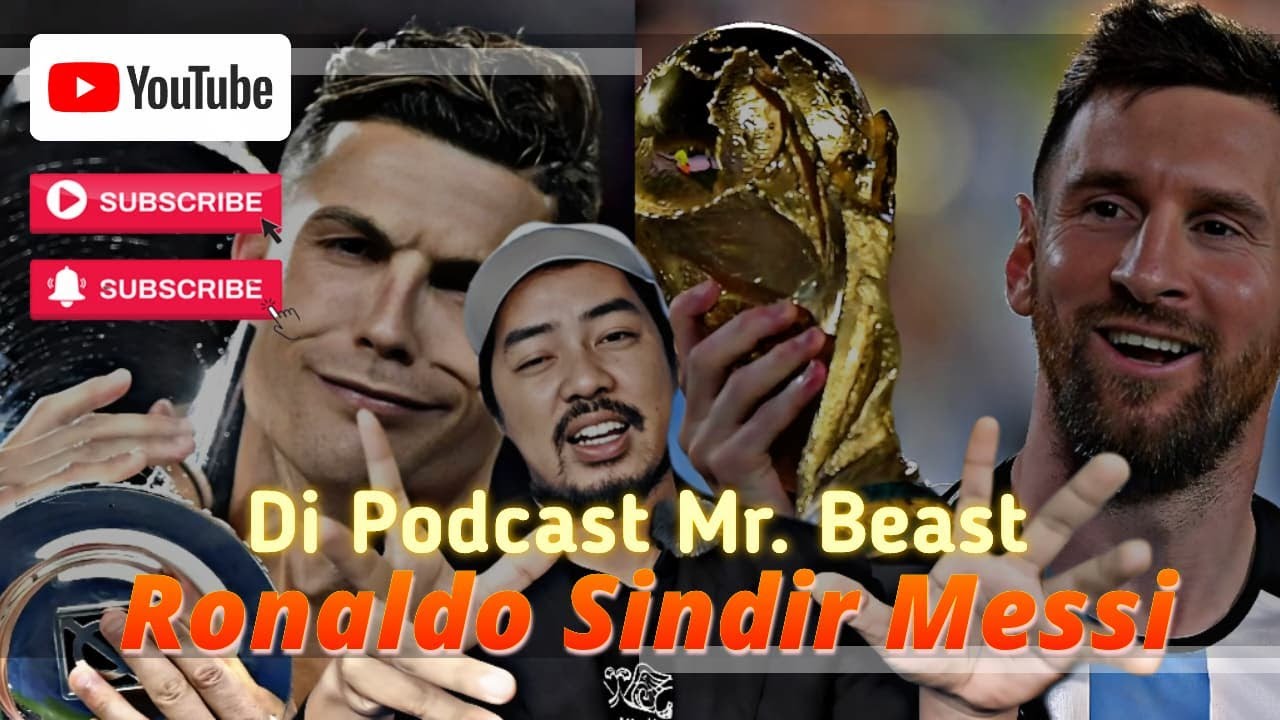 Ronaldo Sindir Messi Di Podcast Mrbeast Rivalitas Yang Tak Ada