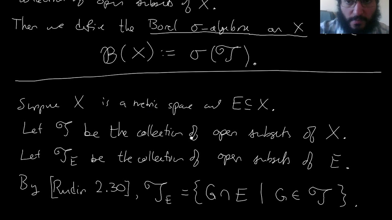 118C L16P5 Borel Sigma Algebra - YouTube