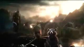 Avengers endgame ! Captain marvel entry scene. Thanos shocked. Audience reaction.