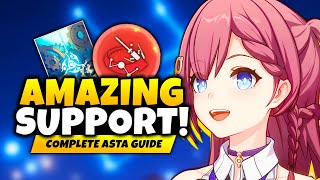UNDERRATED F2P SUPPORT! Full E0 Asta Guide & Build [Best Relics, Light Cones, and Teams] - Star Rail
