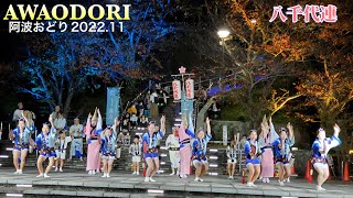 【Awa odori】阿南の秋まつり 2022. 八千代連(阿波おどり)阿波踊り競演。Yachiyo Ren's performance at Anan's Autumn Festival.やちよ連