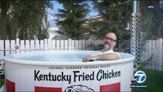 KFC pitching branded hot tub under new marketing scheme | ABC7