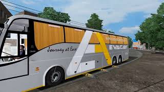 Evacay Volvo Bus On Speedbreaker 😘 road