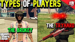 The 5 Different Types Of Players In GTA Online