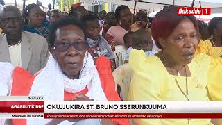 Agabuutikidde: Okujjukira St. Bruno Sserunkuuma, Bp.Serverus Jjumba avudde mu mbeera