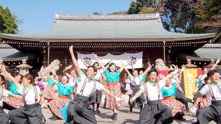 [4K] 京炎 そでふれ！咲産華　龍馬よさこい 2018　2日目　龍馬演舞場 (中央)