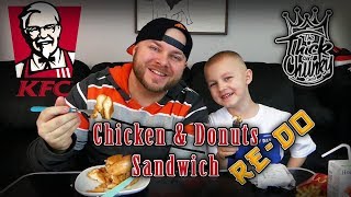 KFC Chicken & Donuts Sandwich Review Re-do