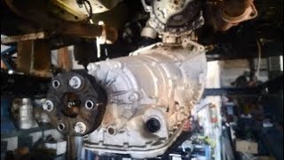 How to 6L50 Transmission Removal Tutorial Replace Converter Seal Leak Test Torque Converter How To