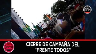 Rosario EXPLOTA esperando el cierre de campaña del "Frente todos"