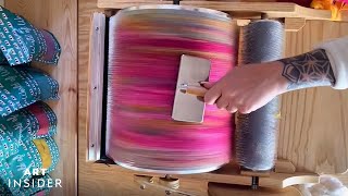 How Multicolored Specialty Yarn is Made
