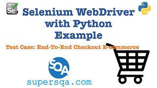 Selenium Python Example For Beginners - End-to-End Checkout E-Commerce