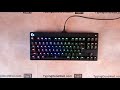 Logitech G Pro - RGB lights on and off (short test)