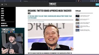 Twitter Board UNANIMOUSLY Approves Elon Musk Takeover, Elon Could EXPOSE The "Dead Internet" As REAL