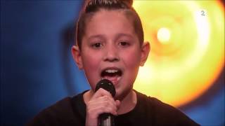 10-Year-Old Kyle Alessandro Gets Golden Buzzer - Norske talenter