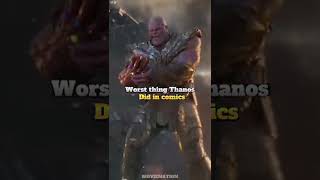 Worst thing Thanos did in comic | Thanos | Movienation | Marvel | #shorts #marvel #thanos #avengers