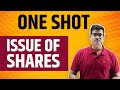 Issue of shares ONE SHOT | Concept & Questions. Class 12 Accounts for Pre boards & Boards 2024 #cbse