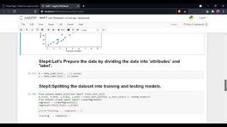 Student Marks prediction (using supervised ML)-Task1