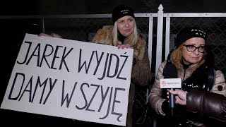 Protest pod domem Kaczyńskiego. Co Polki chciałyby powiedzieć prezesowi PiS?